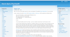 Desktop Screenshot of howtospotapsychopath.com
