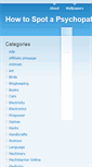 Mobile Screenshot of howtospotapsychopath.com